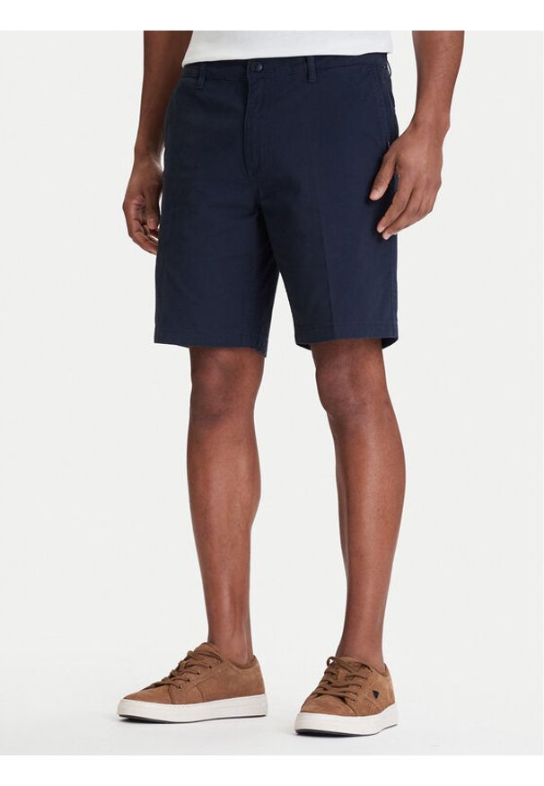 Quiksilver Szorty materiałowe EQYWS03890 Granatowy Regular Fit. Kolor: niebieski. Materiał: bawełna