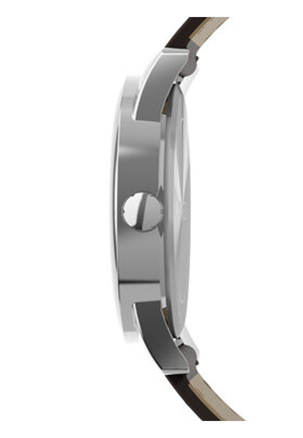 Timex Zegarek Easy Reader Classic TW2Y12600 Brązowy. Kolor: brązowy