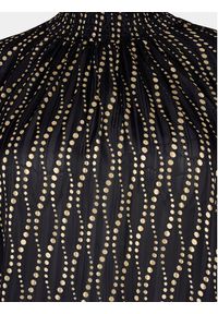 Zizzi Bluzka M02356A Czarny Regular Fit. Kolor: czarny. Materiał: syntetyk #5