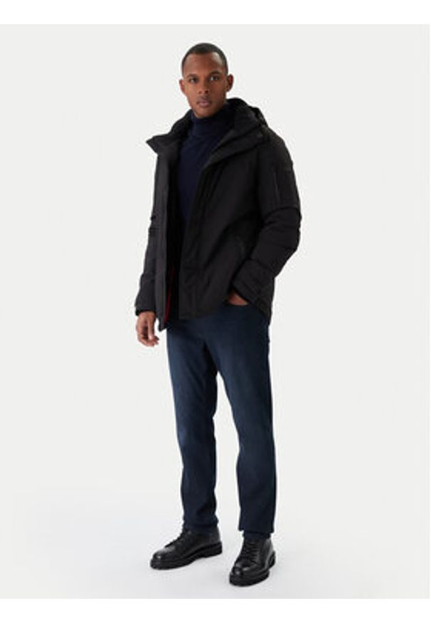 Bugatti Kurtka przejściowa 673413-61031 Czarny Regular Fit. Kolor: czarny. Materiał: syntetyk