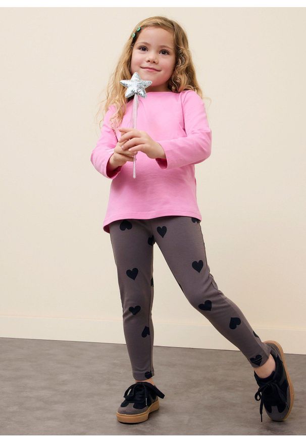 bonprix - Bluzka z długim rękawem, z elastycznej bawełny organicznej (3 szt.). Kolor: zielony. Materiał: bawełna. Długość rękawa: długi rękaw. Długość: długie. Wzór: nadruk, jednolity