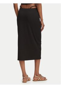 Guess Spódnica ołówkowa E6GD04 KG322 Czarny Slim Fit. Kolor: czarny. Materiał: syntetyk #2