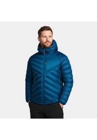 Kurtka męska puchowa Alpinus Oronaye. Kolor: wielokolorowy, niebieski, pomarańczowy. Materiał: puch. Sport: turystyka piesza #1