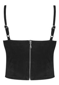 Guess Top W6RH03 WJ472 Czarny Slim Fit. Kolor: czarny. Materiał: syntetyk #2