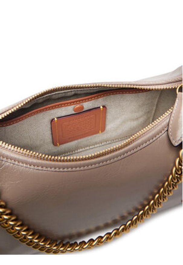 Coach Torebka Juliet CAD75 Szary. Kolor: szary. Materiał: skórzane