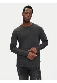 Brave Soul Longsleeve MLT-69PRAGUEM Szary Regular Fit. Kolor: szary. Materiał: bawełna. Długość rękawa: długi rękaw #1