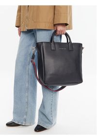 TOMMY HILFIGER - Tommy Hilfiger Torebka AW0AW17971 Granatowy. Kolor: niebieski. Materiał: skórzane #4