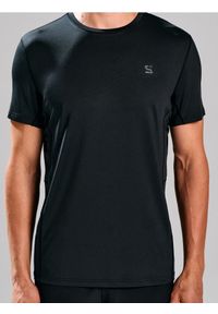 Sinsay - Koszulka sportowa - czarny. Kolor: czarny. Styl: sportowy #1