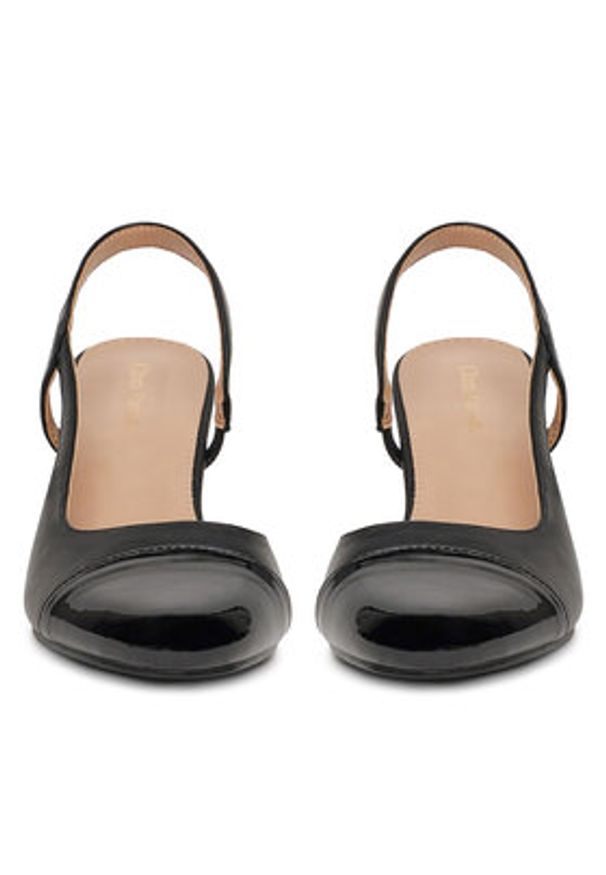 Clara Barson Czółenka WS24202-01 Czarny. Kolor: czarny. Materiał: skóra