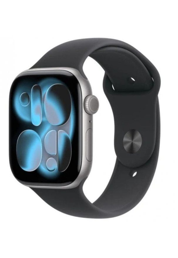 APPLE - Apple Watch Series 11 GPS 42mm Space Grey Aluminium Case with Black Sport Band - S/M. Styl: sportowy