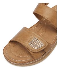 Go Soft Sandały CEO-WFA3741-1 Beżowy. Kolor: beżowy. Materiał: skóra #4