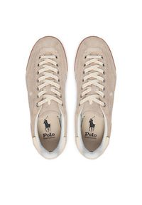 Polo Ralph Lauren Sneakersy 804P18219001 Beżowy. Kolor: beżowy. Materiał: zamsz, skóra #6