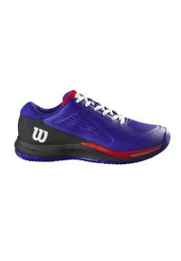 Buty do tenisa dziecięce Wilson Rush Pro Ace JR.. Kolor: czarny, niebieski, pomarańczowy, wielokolorowy. Sport: tenis