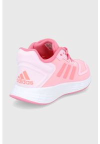 Adidas - adidas buty dziecięce Duramo 10 K GZ1058 kolor różowy. Nosek buta: okrągły. Zapięcie: sznurówki. Kolor: różowy. Materiał: materiał, guma #3