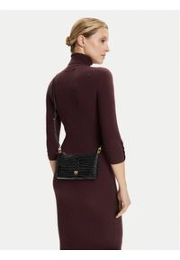 Pinko - PINKO Torebka Flat Horizontal Mini AI 25-26 104277 A2OH Czarny. Kolor: czarny. Materiał: skórzane #1