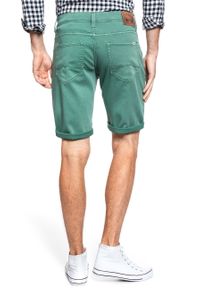 Mustang - SPODENKI MUSTANG Chicago Shorts Z Frosty Spruce 1009596 6398. Materiał: materiał #5