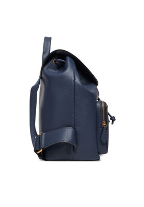 Pinko - PINKO Plecak Carrie Backpack PE 25-26 PLTT 104351 A29Q Granatowy. Kolor: niebieski. Materiał: skóra