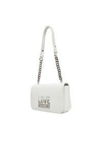 Love Moschino - LOVE MOSCHINO Torebka JC4254PP0MKD0100 Biały. Kolor: biały. Materiał: skórzane #6