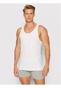 Calvin Klein Underwear Komplet 2 tank topów 000NB1099A Biały Slim Fit. Kolor: biały. Materiał: bawełna #2