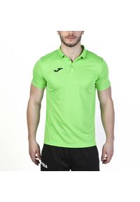 Koszulka polo do tenisa dla chłopców Joma Hobby. Typ kołnierza: polo. Kolor: zielony, niebieski, wielokolorowy. Sport: tenis