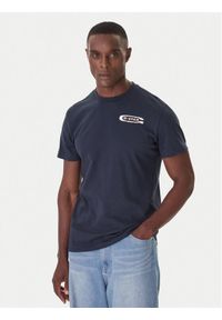 G-Star RAW - G-Star Raw T-Shirt Back Gr Arch D26047-C336 Czarny Regular Fit. Kolor: czarny. Materiał: bawełna