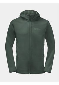 Jack Wolfskin Kurtka softshell Bornberg Hoody 1307471 Khaki Regular Fit. Kolor: brązowy. Materiał: softshell, syntetyk #3