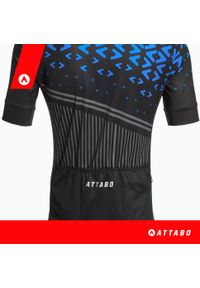 Koszulka rowerowa męska ATTABO Tevi. Kolor: czarny. Sport: kolarstwo