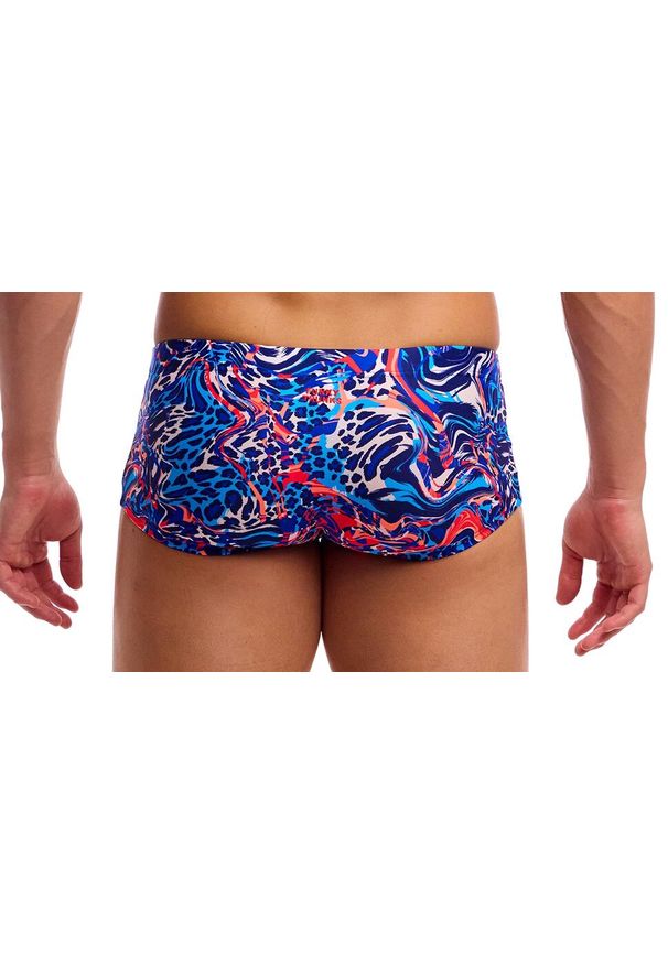 FUNKY TRUNKS - Kąpielówki Funky Trunks Mad Cat - trunki męskie. Kolor: niebieski