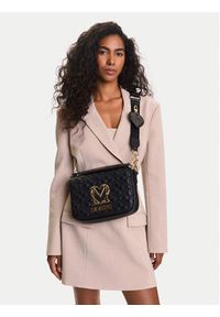 Love Moschino - LOVE MOSCHINO Torebka JC4302PP0MK1200A Czarny. Kolor: czarny. Materiał: skórzane #4