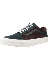 Tenisówki Vans Model Old Skool Kolor Bordeaux. Kolor: czerwony. Materiał: tkanina