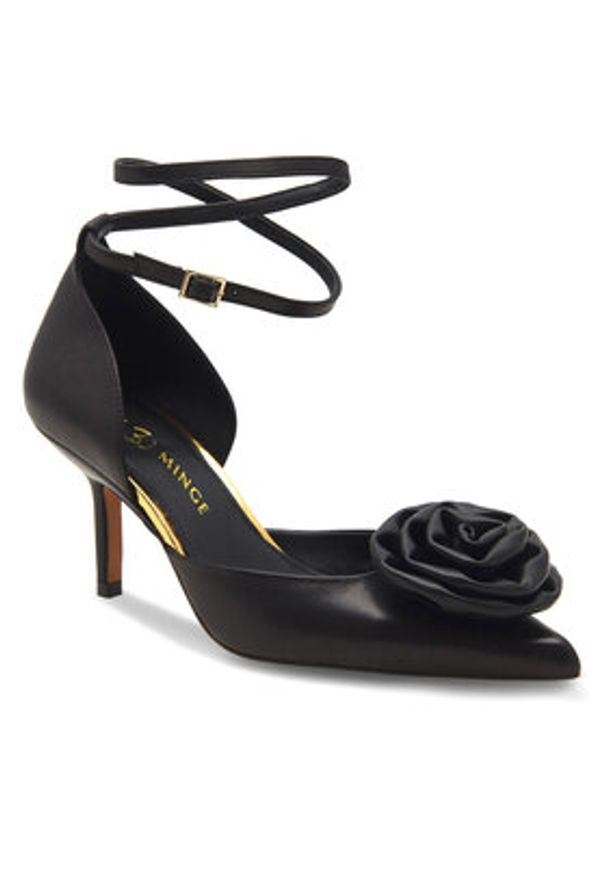 Eva Minge Szpilki ROSE-V1520-15 Czarny. Kolor: czarny. Materiał: skóra. Obcas: na szpilce