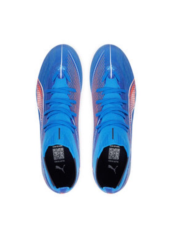 Puma Buty do piłki nożnej Ultra 6 Match+ Fg/Ag 108524 01 Niebieski. Kolor: niebieski. Materiał: syntetyk, materiał