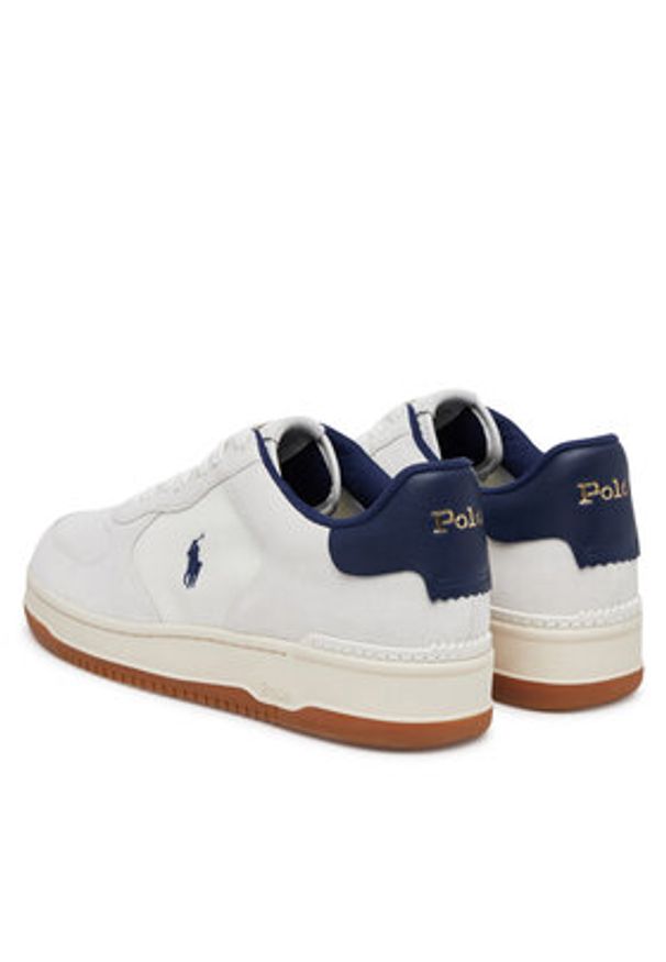 Polo Ralph Lauren Sneakersy 809971482001 Biały. Kolor: biały. Materiał: zamsz, skóra