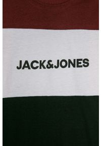 Jack & Jones - T-shirt dziecięcy 128-176 cm. Okazja: na co dzień. Kolor: fioletowy. Materiał: bawełna, dzianina. Wzór: nadruk. Styl: casual #2