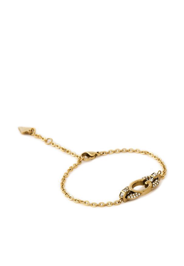 Guess Bransoletka JUBB04 510JW Złoty. Materiał: metalowe. Kolor: złoty