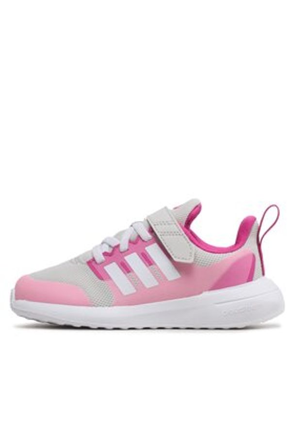Adidas - adidas Sneakersy Fortarun 2.0 Cloudfoam Sport Running Elastic Lace Top Strap Shoes HR0281 Szary. Kolor: szary. Materiał: materiał. Model: Adidas Cloudfoam. Sport: bieganie