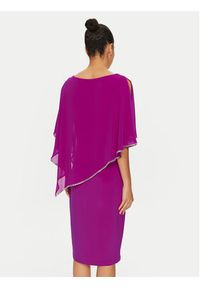 Joseph Ribkoff Sukienka koktajlowa 243797 Fioletowy Slim Fit. Kolor: fioletowy. Materiał: syntetyk. Styl: wizytowy #4