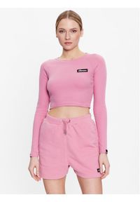 Ellesse Bluzka Linny SGR17947 Różowy Slim Fit. Kolor: różowy. Materiał: bawełna #1