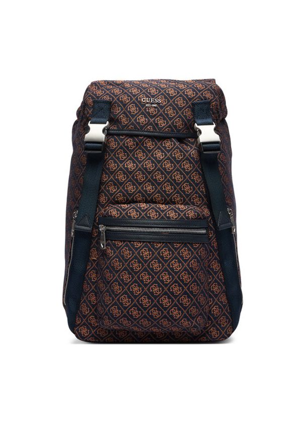 Guess Plecak Berlin HMBEWD P6311 Granatowy. Kolor: niebieski. Materiał: materiał