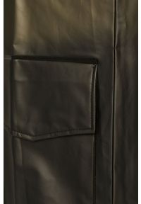 Rains - Kurtka przeciwdeszczowa 1269 Transparent Hooded Coat. Kolor: czarny. Materiał: tkanina. Wzór: gładki #7