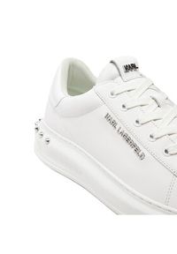Karl Lagerfeld - KARL LAGERFELD Sneakersy KL52574A Biały. Kolor: biały. Materiał: skóra #3