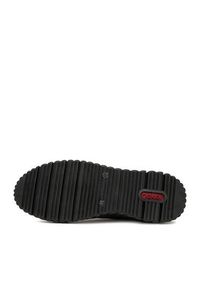 Rieker Sneakersy N2501-90 Złoty. Kolor: złoty. Materiał: skóra #4
