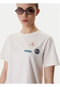 Weekend Max Mara T-Shirt West 2615971041 Écru Regular Fit. Materiał: bawełna #3