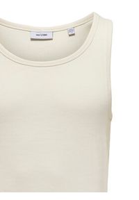 Only & Sons Tank top Tanner 22030217 Écru Regular Fit. Materiał: bawełna #3
