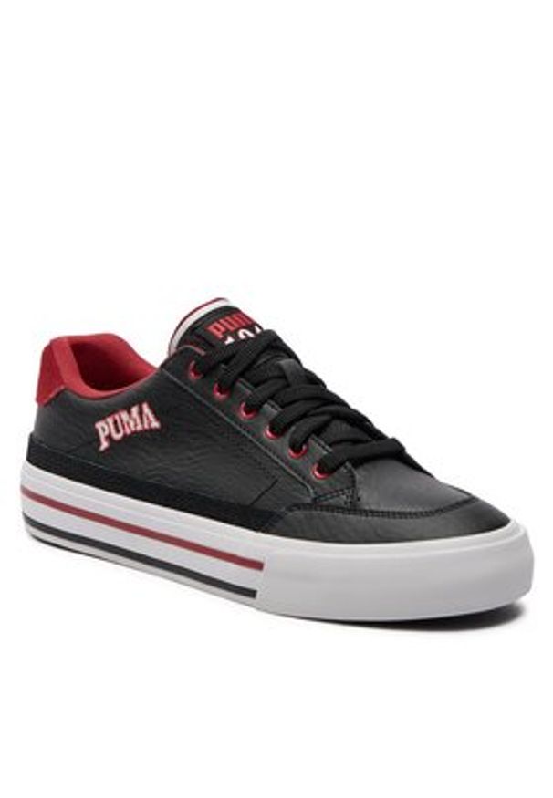 Puma Sneakersy Court Classic Vulc Retro Club 395089-02 Czarny. Kolor: czarny. Materiał: skóra
