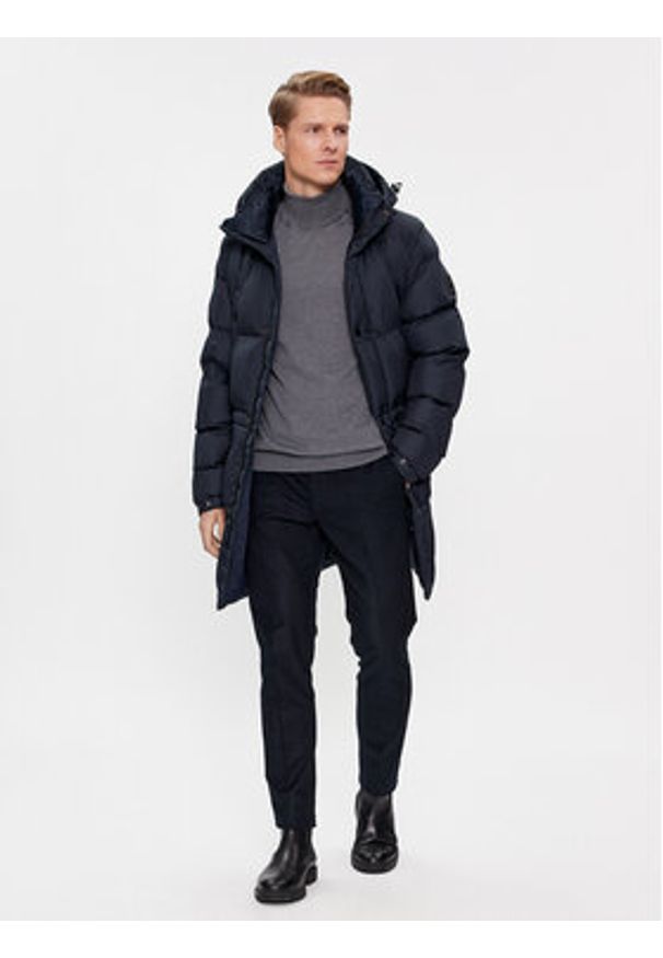BOSS Kurtka zimowa Condolo 50498000 Granatowy Regular Fit. Kolor: niebieski. Materiał: syntetyk. Sezon: zima