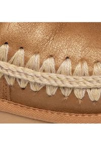 Mou Śniegowce Eskimo18 FW101036B Brązowy. Kolor: brązowy. Materiał: zamsz, skóra