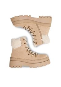 DeeZee Trzewiki Queenie WS6151-03 Beżowy. Kolor: beżowy. Materiał: skóra #2