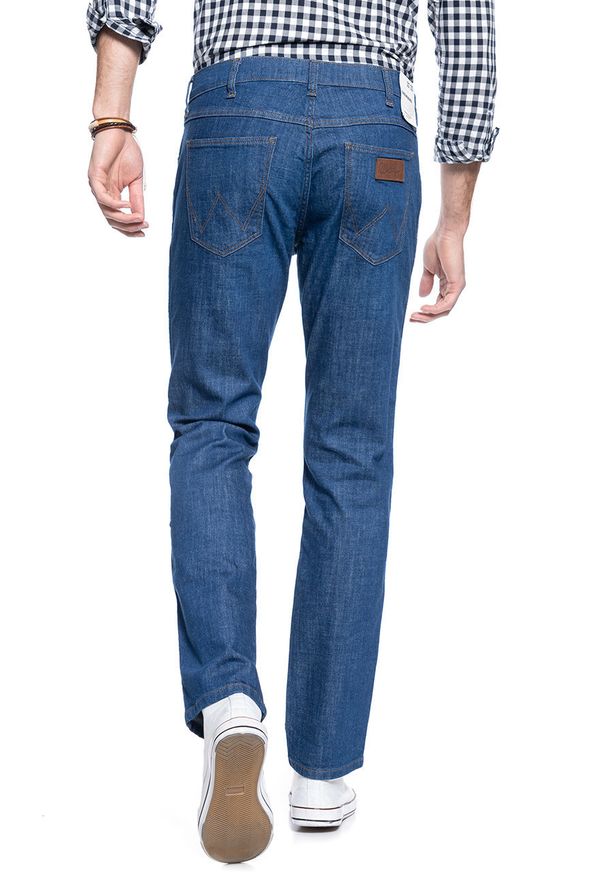 Wrangler - SPODNIE MĘSKIE WRANGLER GREENSBORO DARK BREEZE W15Q17602 112126826