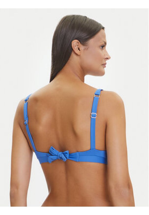 United Colors of Benetton - United Colors Of Benetton Góra od bikini 3P5H5R052 Niebieski. Kolor: niebieski. Materiał: syntetyk